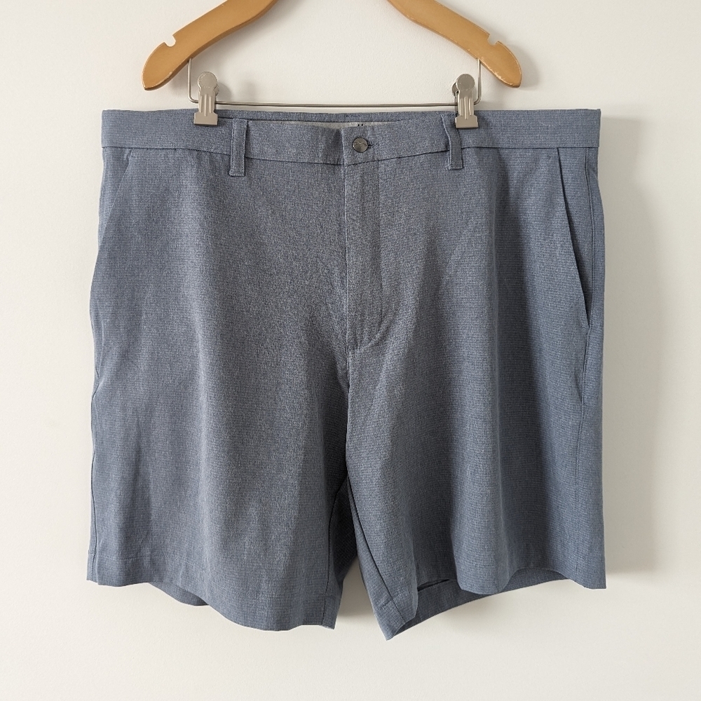Callaway Men's Heathered Golf Shorts, Size 38, Grayish Blue